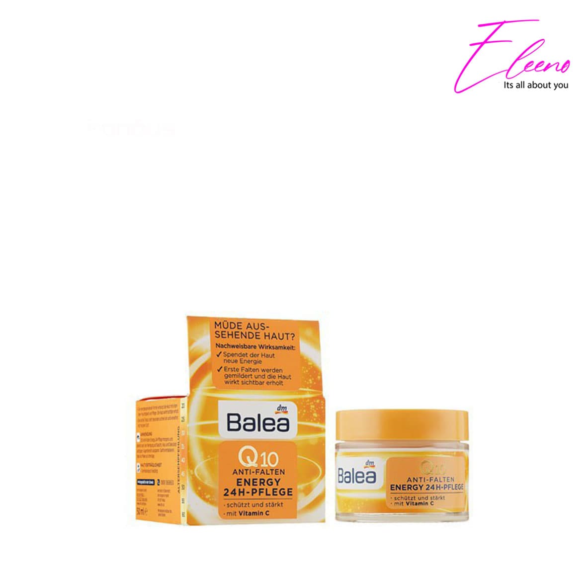 کرم روز ضد چروک باله آ کیوتن حاوی ویتامین سی balea q10 energy day cream