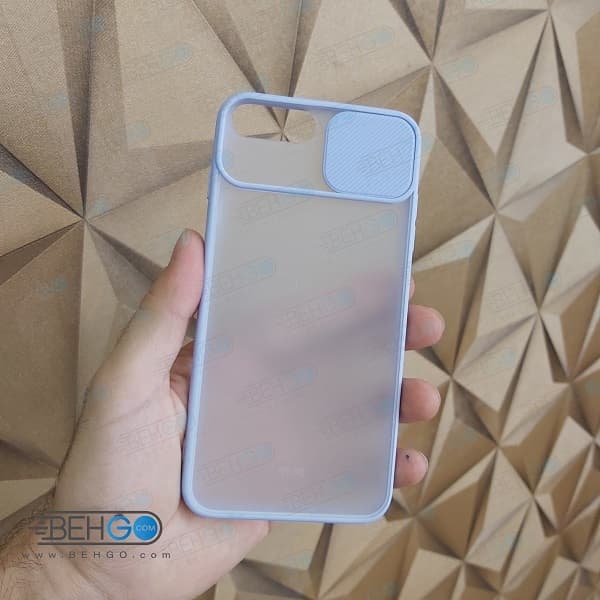 قاب آیفون Iphone 7/8 PLUS کاور پشت مات محافظ لنزدار کشویی گارد Iphone 7/8 PLUS با محافظ لنز دوربین گوشی آیفون 7/8 پلاس — تصویر ۴