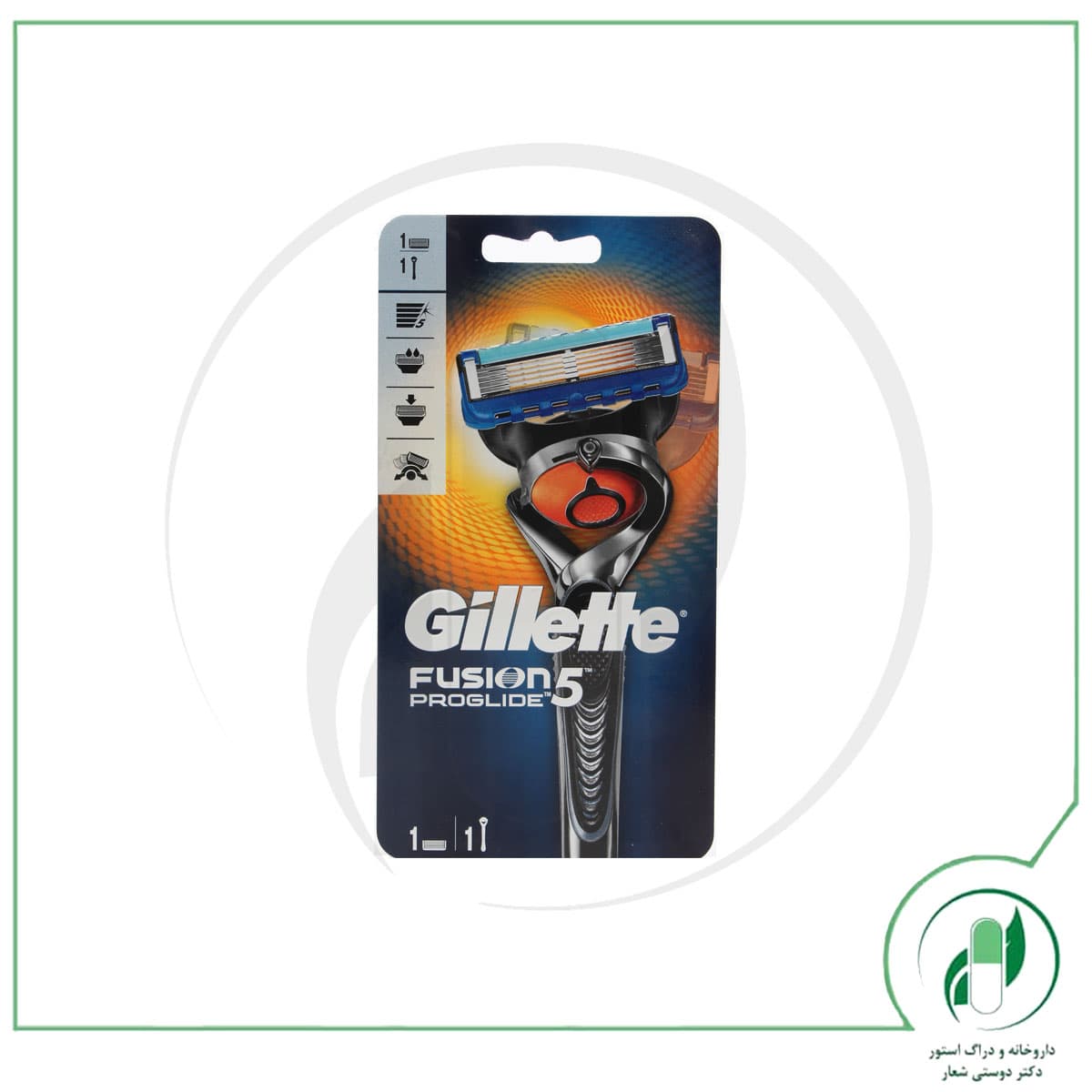 خود تراش ژیلت مدل Fusion 5 Proglide Flexball – Gillette Fusion5 Proglide Flexball Blades – ژیلت – Gillette