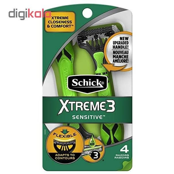 خودتراش شیک مدل xtreme3 new بسته 4 عددی اکستریم- XTREME3 — تصویر ۴
