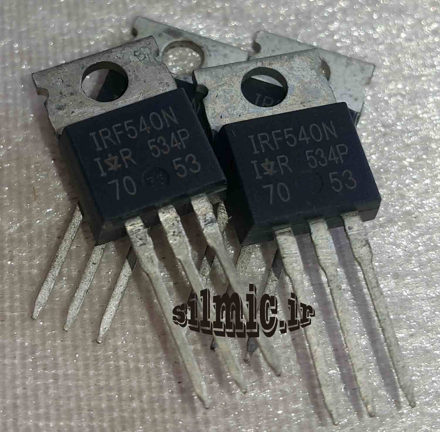 ترانزیستور IRF540N پاور ماسفت N-CHANNEL با توان 150W،100V،33A ساختIR