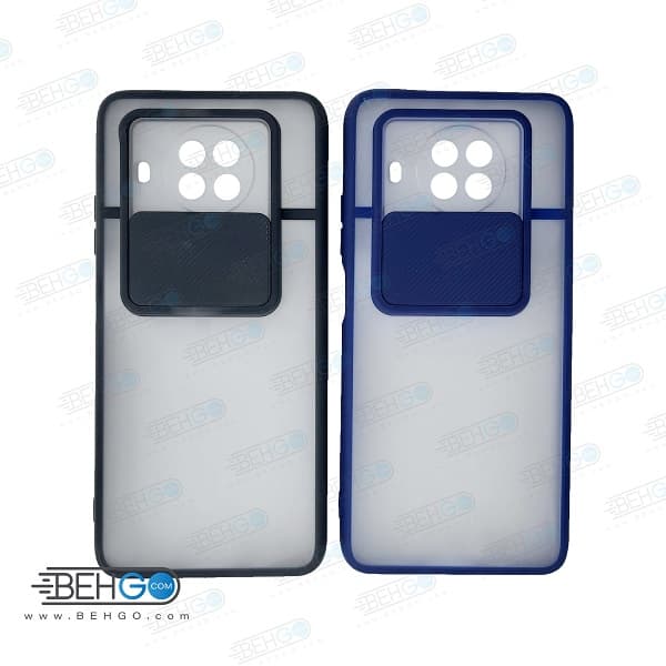 قاب Mi 10T Lite کاور پشت مات محافظ لنزدار کشویی گارد با محافظ لنز دوربین گوشی Mi 10T Lite