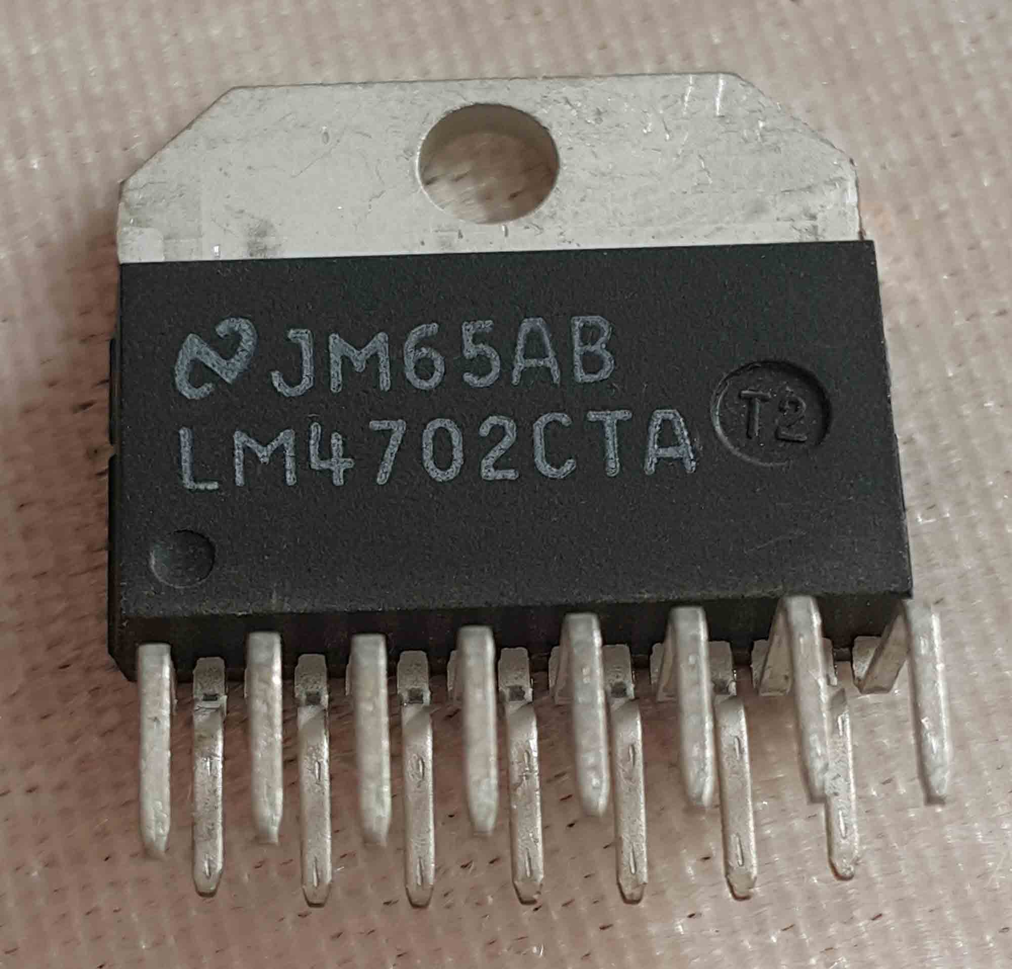 آی سی LM4702C درایور آمپلی فایر کلاس AB استریو توان 300 وات با وضوح بالا — تصویر ۲