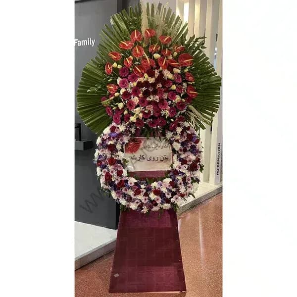 تاج گل تبریک کد 39 – فروشگاه تاج گل — تصویر ۲