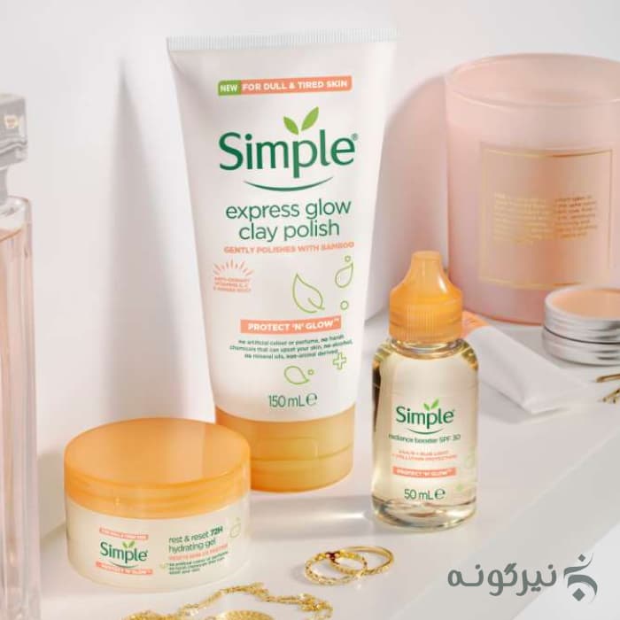 شوینده صورت روشن کننده glow سیمپل — تصویر ۲
