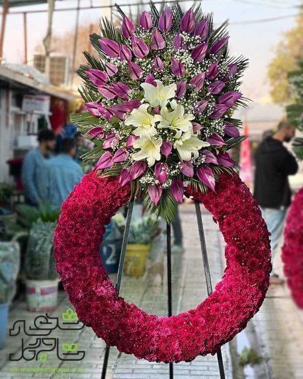 تاج گل درباری عروس