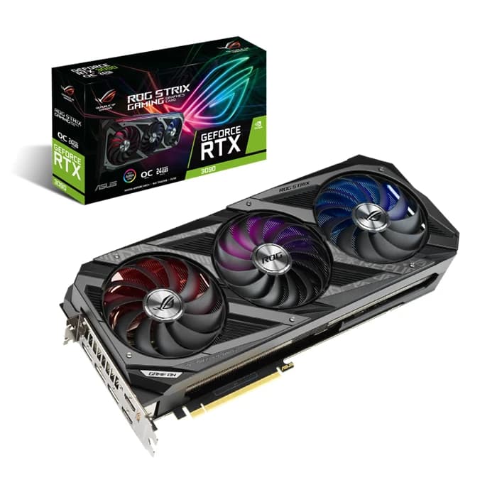 کارت گرافیک ایسوس ROG STRIX GeForce RTX 3090 OC Edition 24GB GAMING