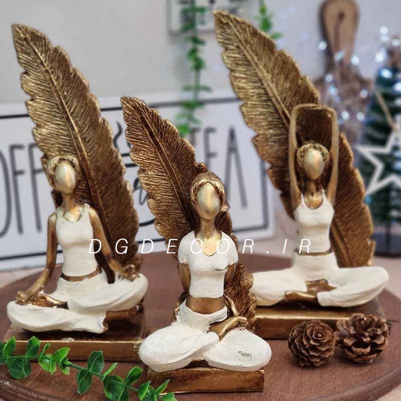 مجسمه یوگا و پر