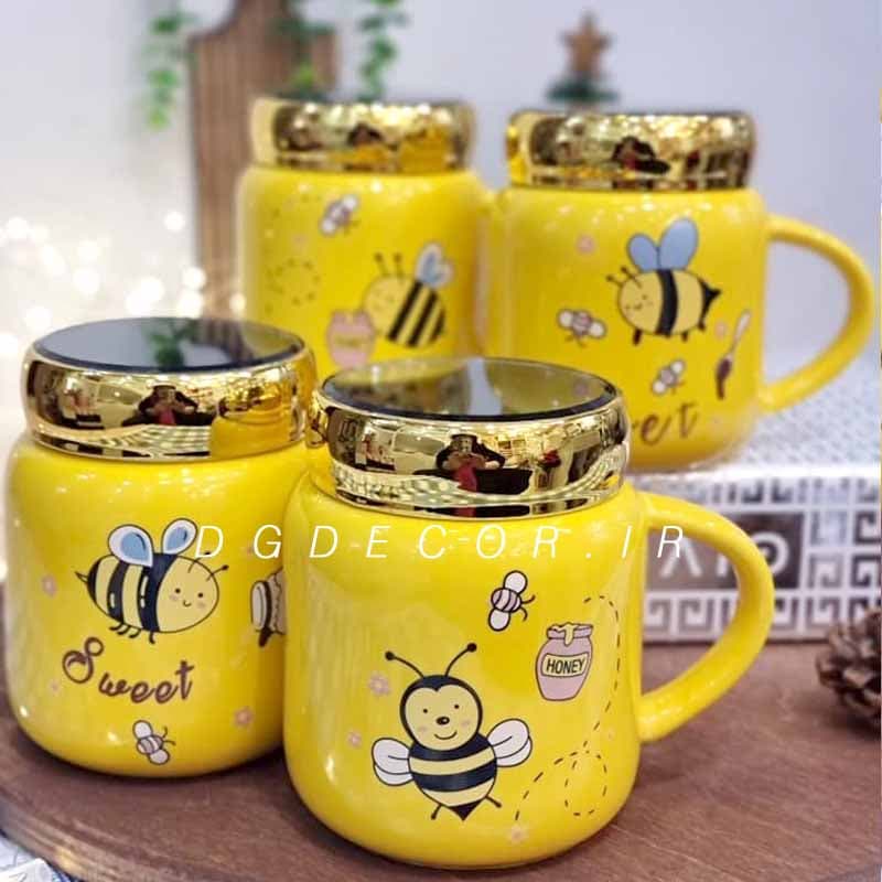 ماگ زنبوری درب پیچی