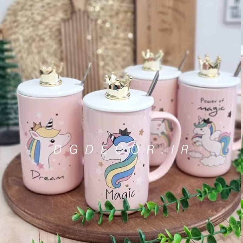 ماگ یونیکورن تاج دار — تصویر ۷
