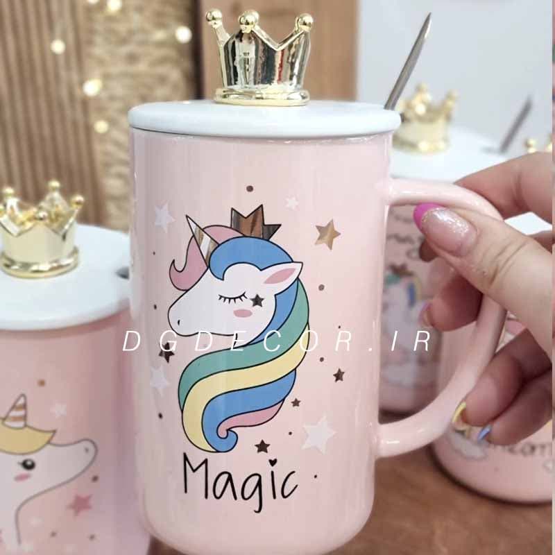 ماگ یونیکورن تاج دار — تصویر ۶