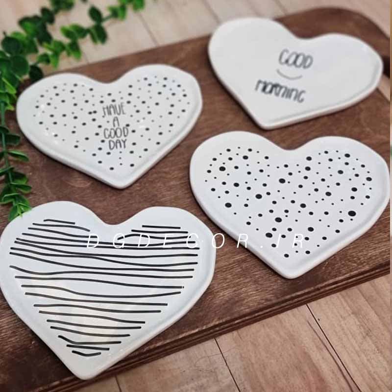 ظرف سرامیکی قلب کوچک