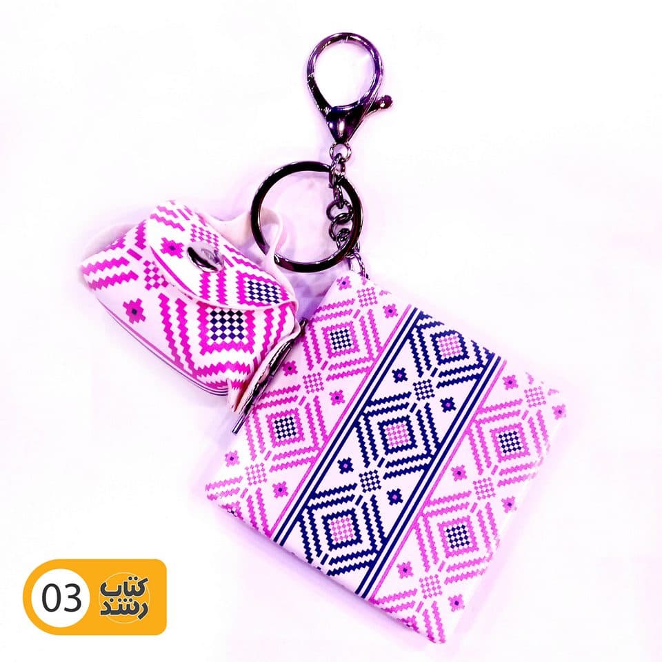آینه جیبی کیف دار چرم — تصویر ۳