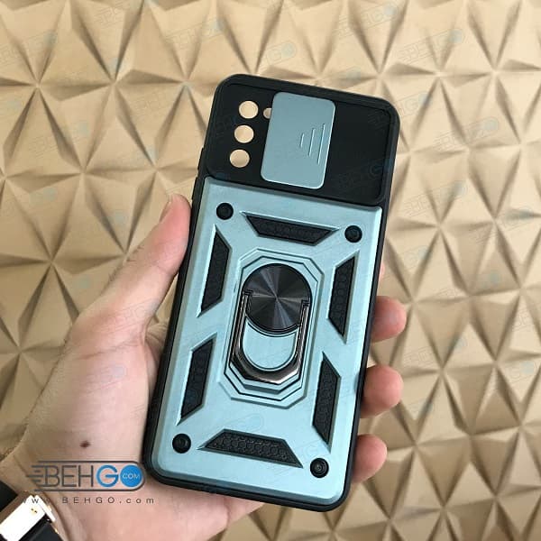قاب گوشی A03S قاب بتمن کشویی با محافظ لنز دوربین گوشی موبایل سامسونگ Samsung A03S — تصویر ۲