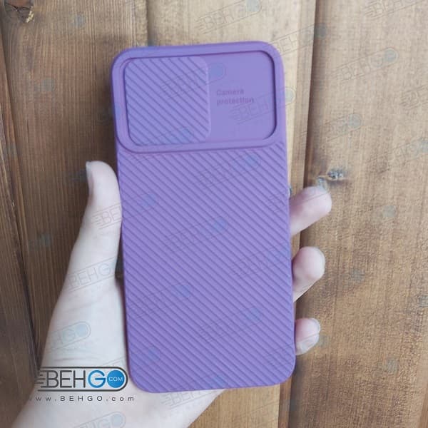 قاب گوشی هواوی Nova 7i قاب سیلیکون خشابی با محافظ لنز دوربین Original Silicone Cover for Huawei Nova 7i/p40 lite — تصویر ۳