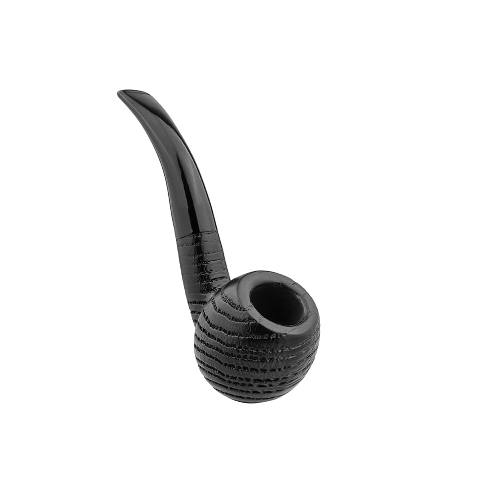 پیپ چوبی کاپتان بلک Capitan Black مشکی طرحدار تراشکاری