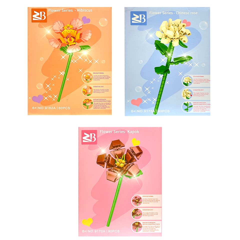 ساختنی (لگو) شاخه گل FLOWER SERIES