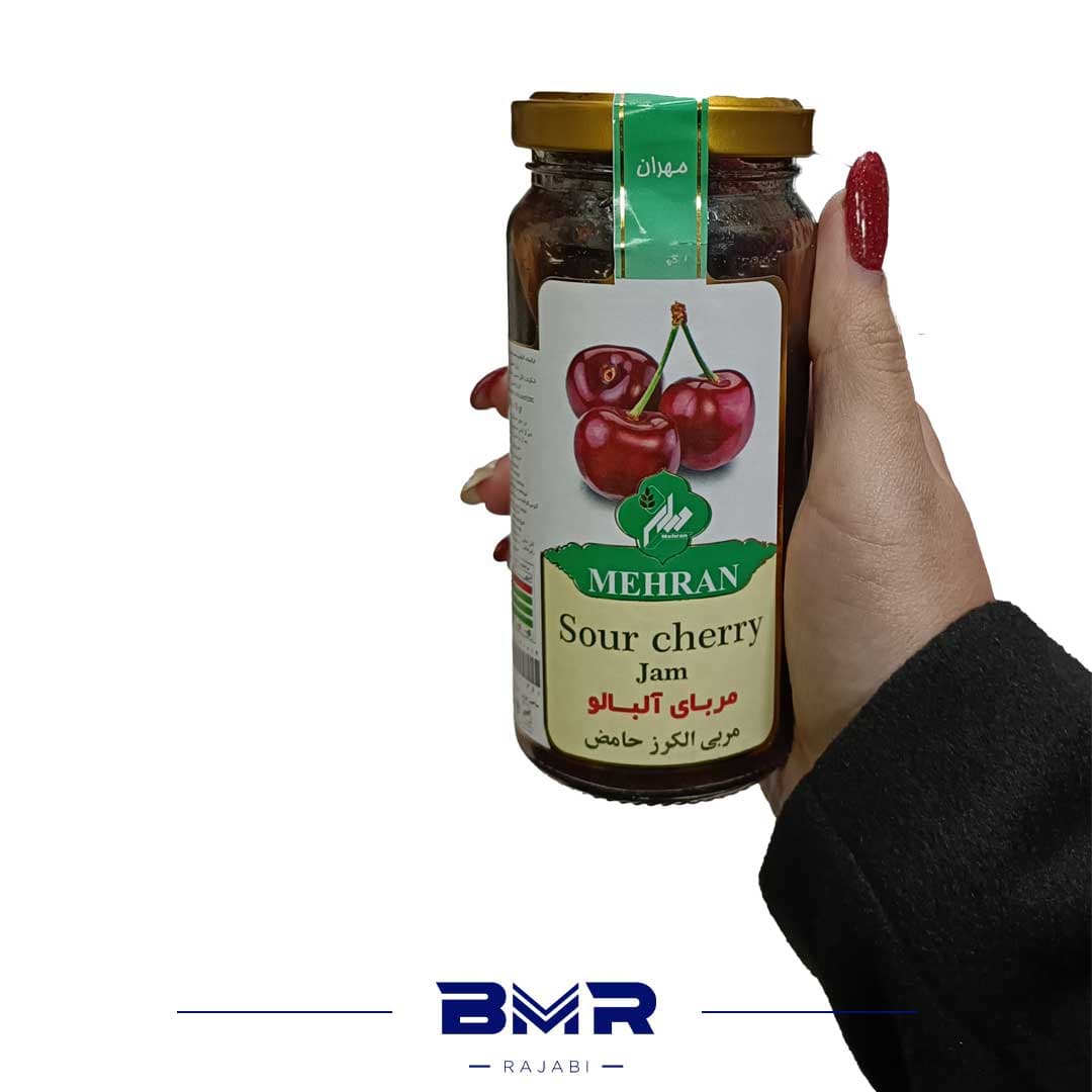مربا 300گرمی مهران (هویج، آلبالو، توت فرنگی، گل) — تصویر ۲