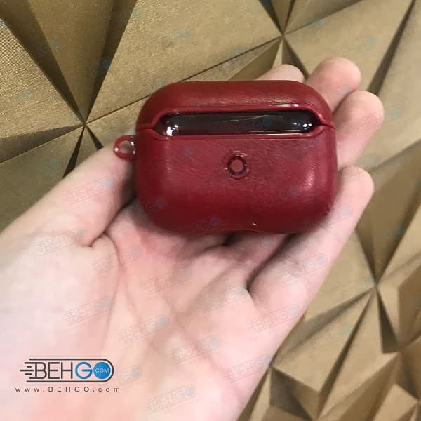 کاور ایرپاد مدل چرمی کیس مناسب ایرپاد پرو airpodPro cover — تصویر ۵
