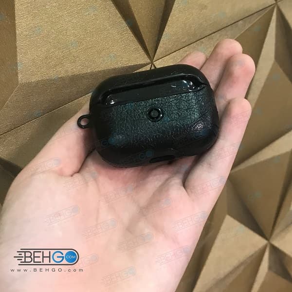 کاور ایرپاد مدل چرمی کیس مناسب ایرپاد پرو airpodPro cover — تصویر ۴