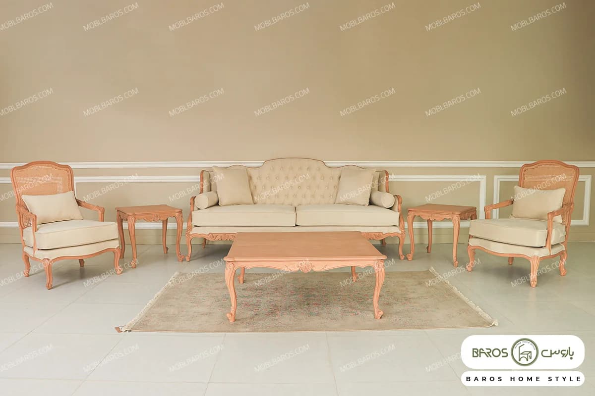 مبل کلاسیک رومینا و چستر نیکا کد ۴ — تصویر ۴