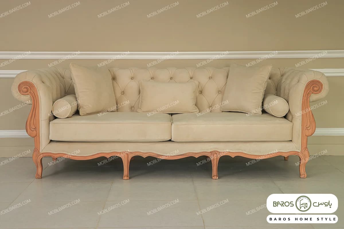 مبل کلاسیک رومینا و چستر نیکا کد ۴ — تصویر ۸