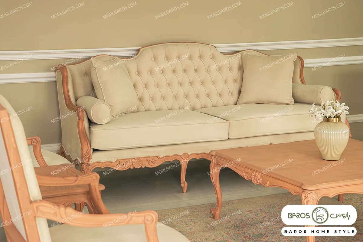 مبل کلاسیک رومینا و چستر نیکا کد ۴ — تصویر ۷