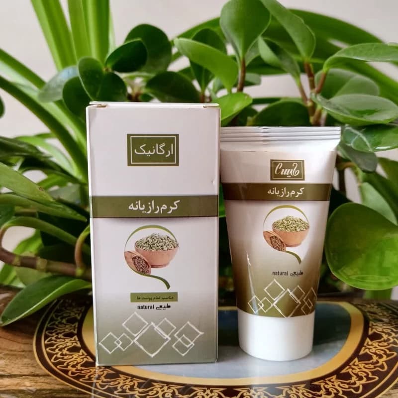 کرم رازیانه از بین برنده موهای زائد، عالی جهت جوش های هورمونی و از بین برنده چین و چروک مخصوص بانوان