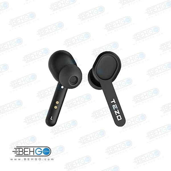 هندزفری بی سیم TEZO مدل AIR TT06B TWS BT Earbuds همراه با محفظه شارژه — تصویر ۳