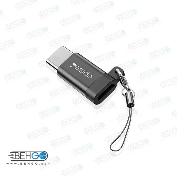 مبدل Micro USB به Type-C یسیدو مدل Yesido Micro USB To TypeC Converter GS04 — تصویر ۲