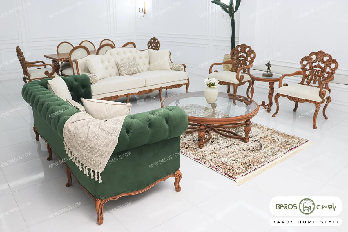 مبل کلاسیک رومینا کینگ و چستر جورجیا — تصویر ۲