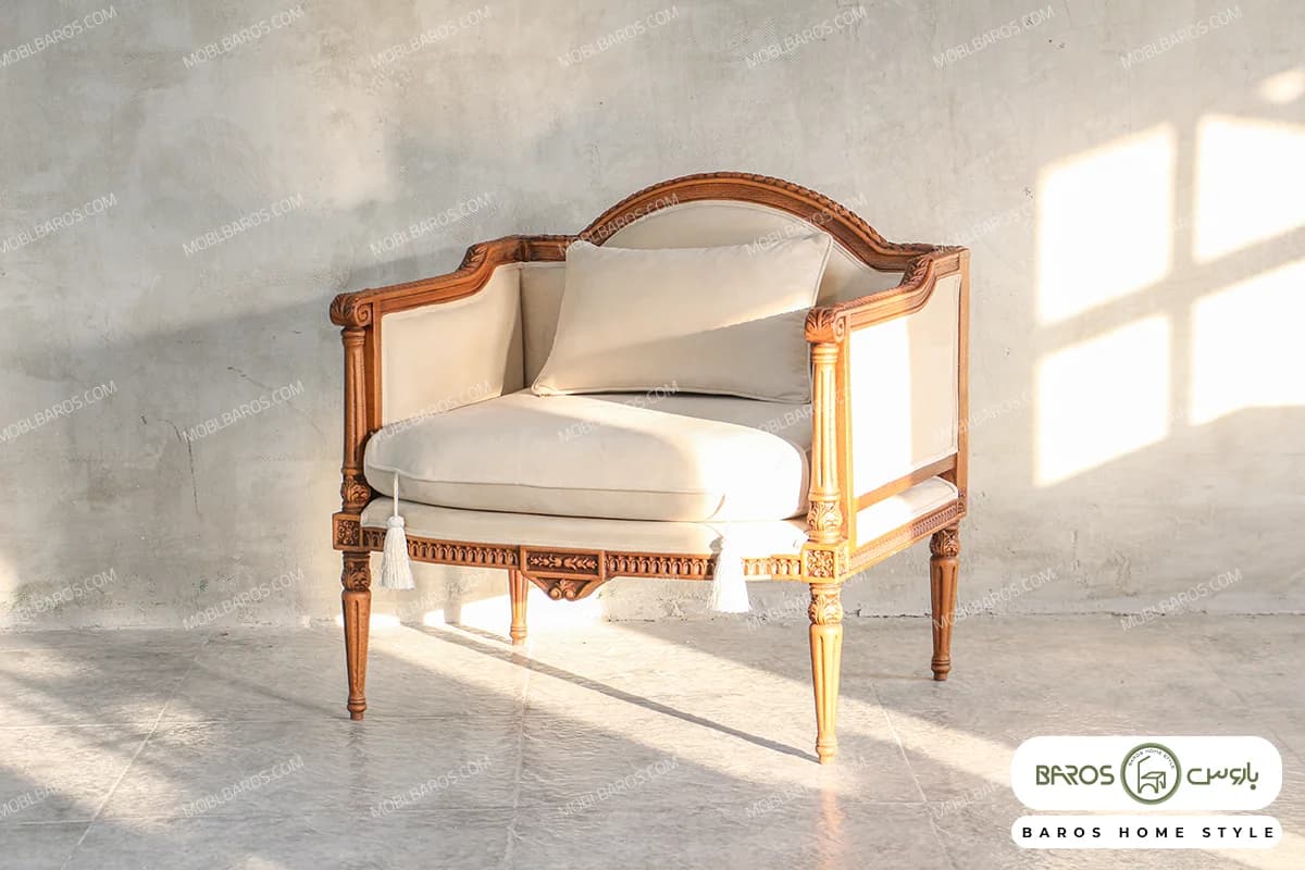 مبل تکنفره جدید کاجی کد ۵