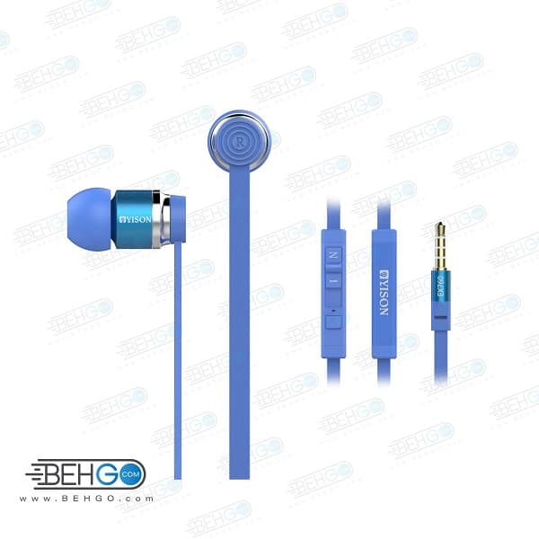 هدفون وایسون مدل EX700 هندزفرری با سیم برند Yison هدفون وایسون مدل Original Earphone Ex700 — تصویر ۴