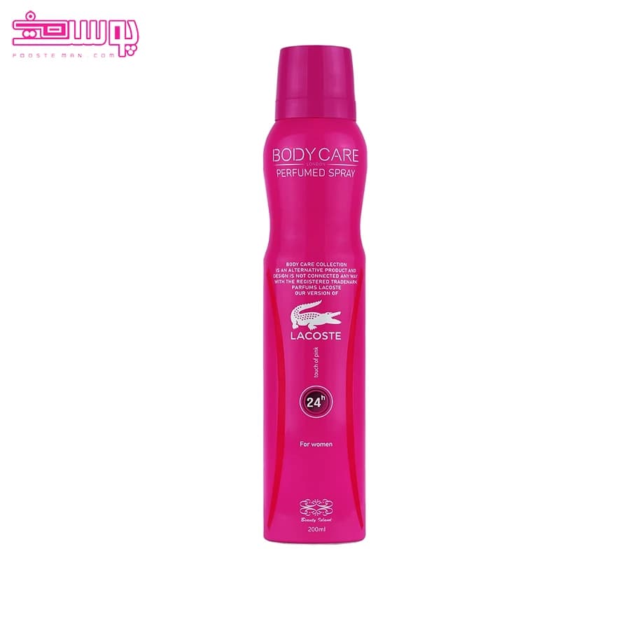 اسپری بدن لاگوست پینک بادی کر حجم 200ml
