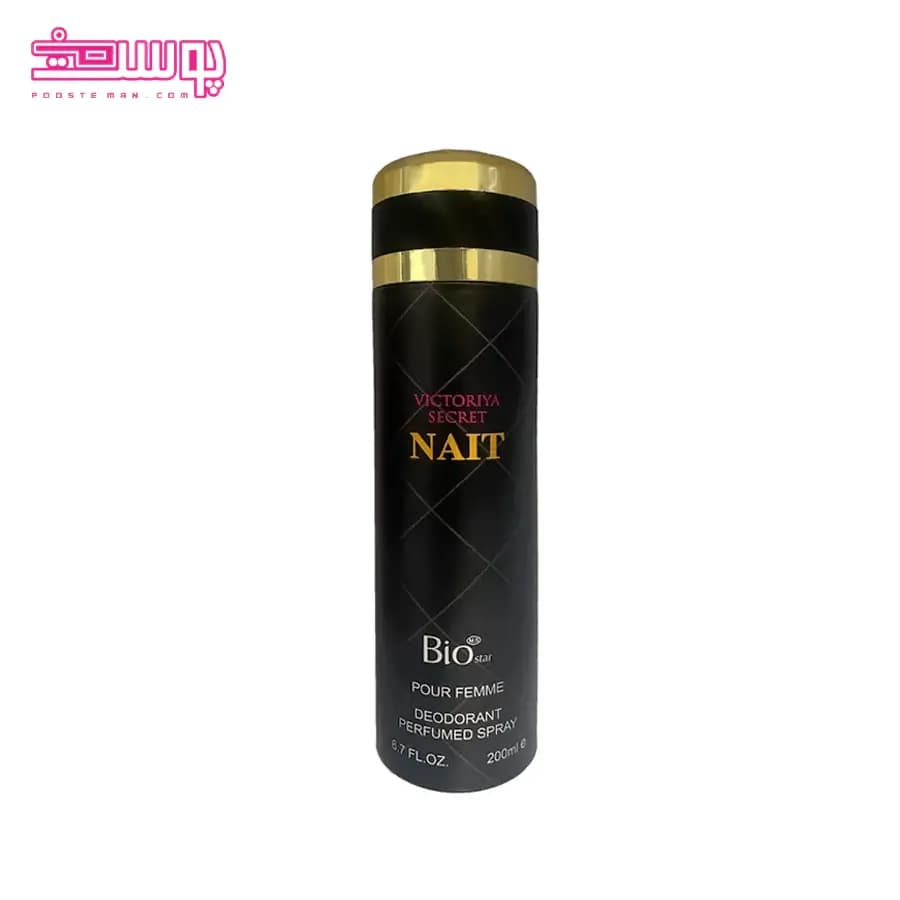 اسپری بدن بیو استار مدل Victoria Secret nait حجم 200ml