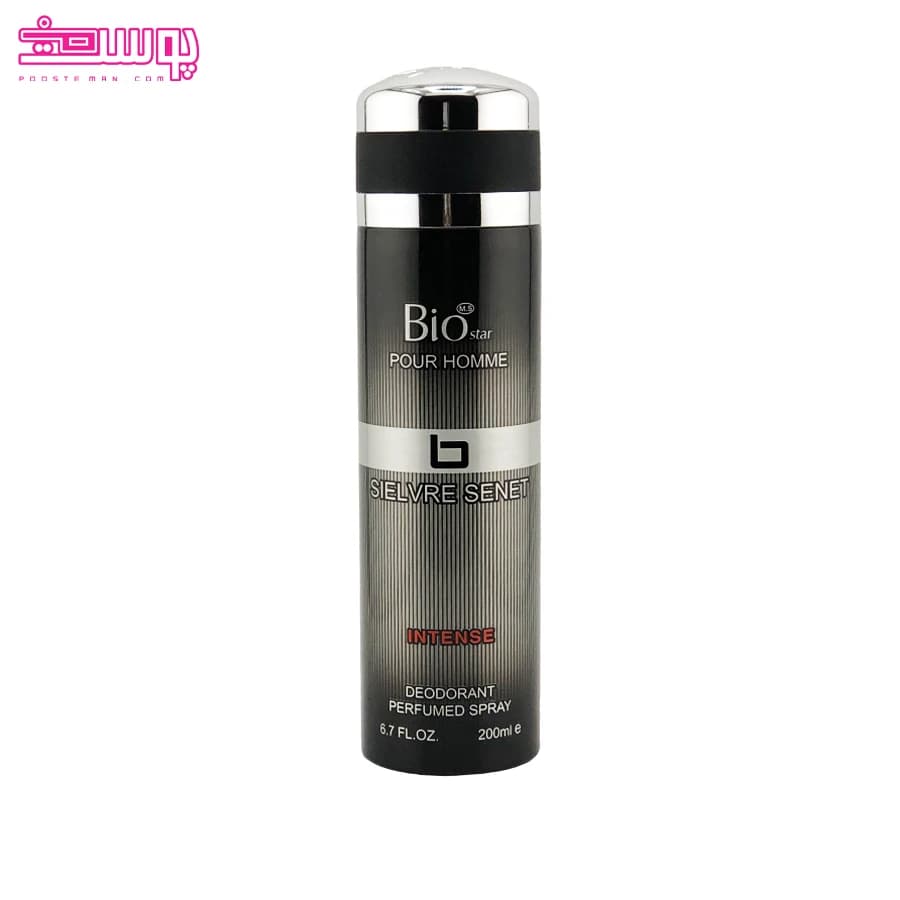 اسپری بدن بیو استار مدل Silver Scent حجم 200ml