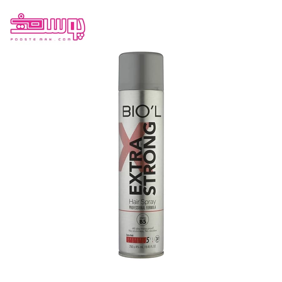 اسپری مو حالت دهنده بیول مدل Extra Strong حجم 500ml