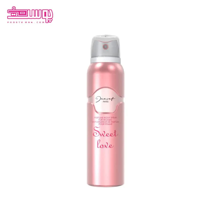 اسپری خوشبو کننده بدن ژک ساف مدل Sweet Love حجم 150ml