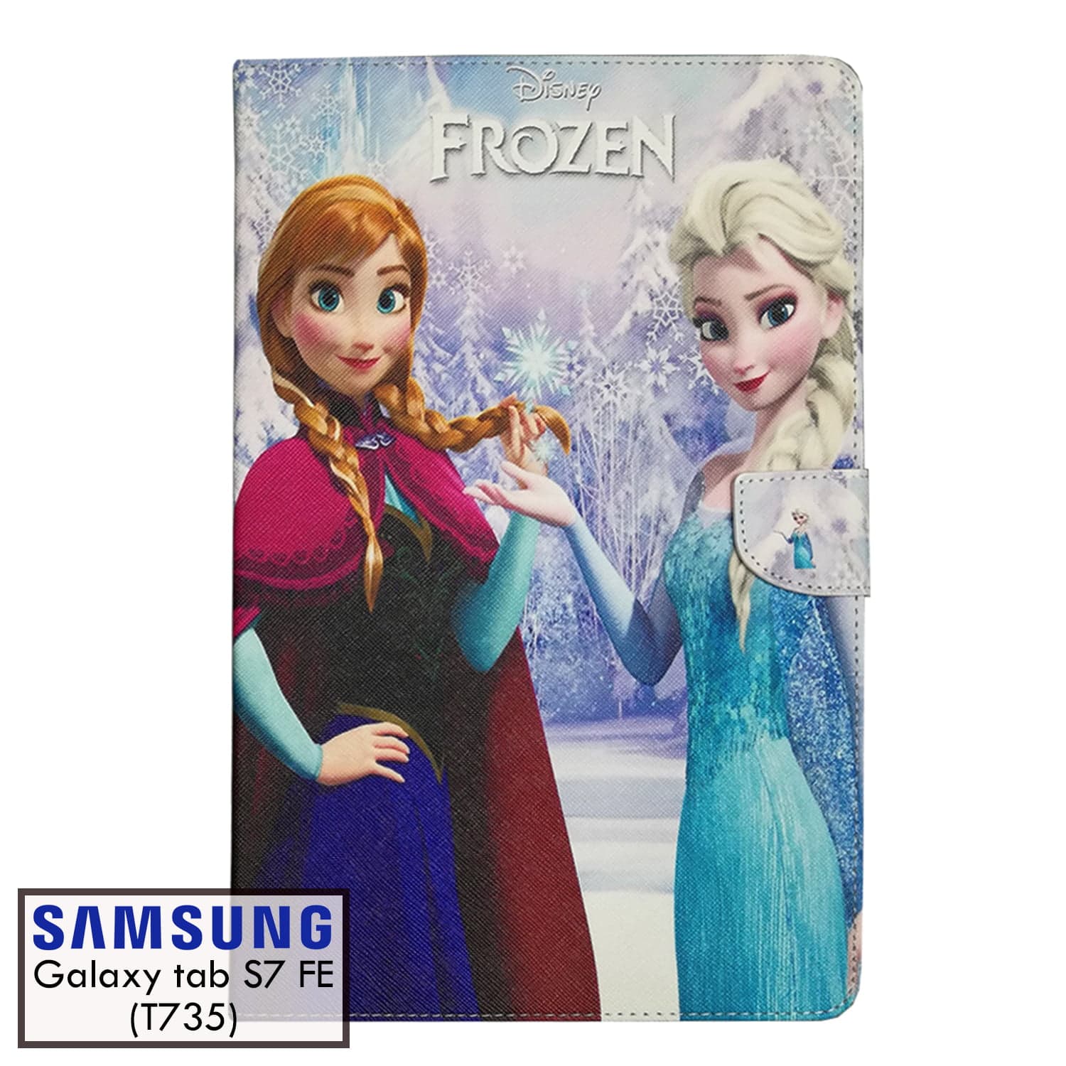 کیف کلاسوری طرح السا و آنا 1 | تبلت سامسونگ Tab S7 FE (T730-T735)