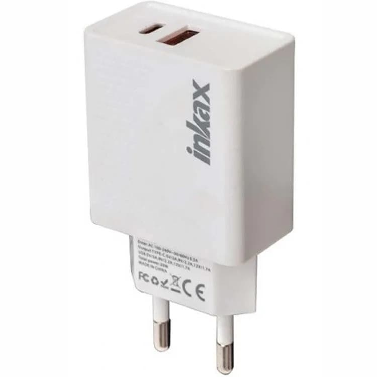 شارژر دیواری اینکاکس مدل Y10 (20W دو پورت) — تصویر ۳
