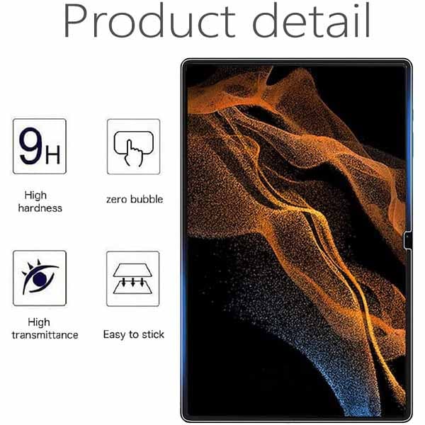 Glass Screen Protector For Samsung Galaxy Tab S8 Ultra — تصویر ۲