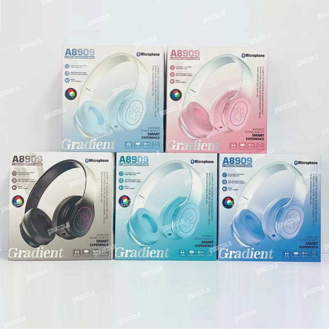 هدفون بی سیم مدل HEADPHONE A8909 — تصویر ۴