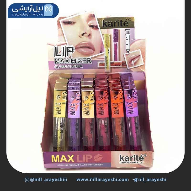 حجم دهنده و لیپ گلاس لب کاریته کد 47 – 70491