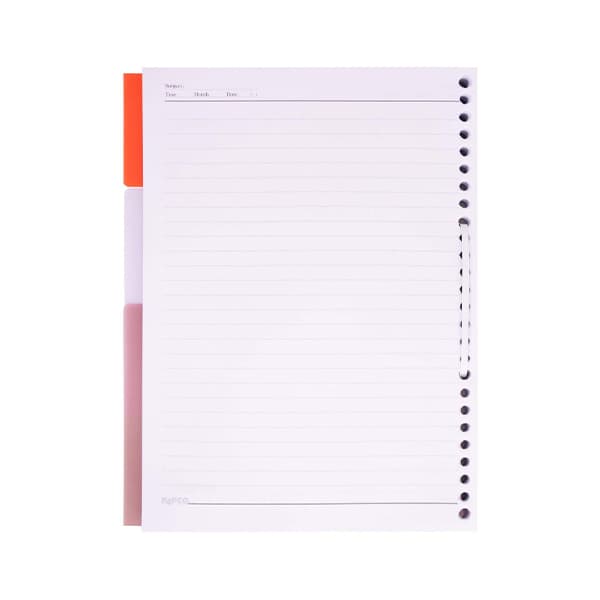 کاغذ کلاسور 26 سوراخ پاپکو بسته 100 برگی کد NB-606-SH