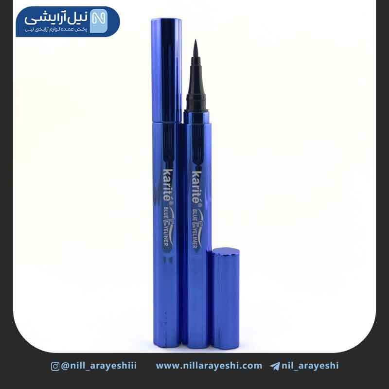 خط چشم ماژیکی قلمی رنگ آبی کاریته کد 47 – 59087 — تصویر ۲