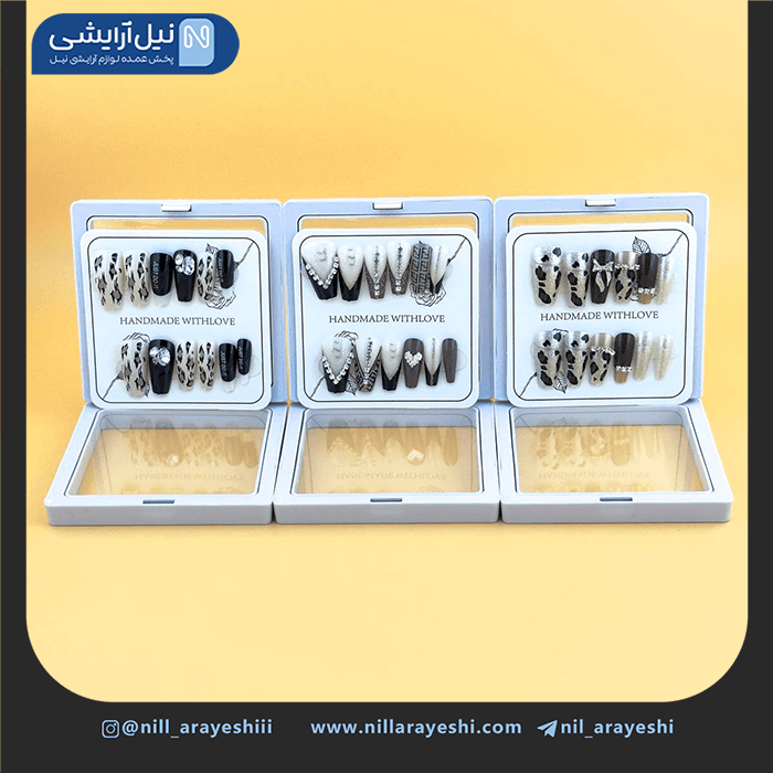 ناخن مصنوعی به همراه چسب ژله ای ورس — تصویر ۶
