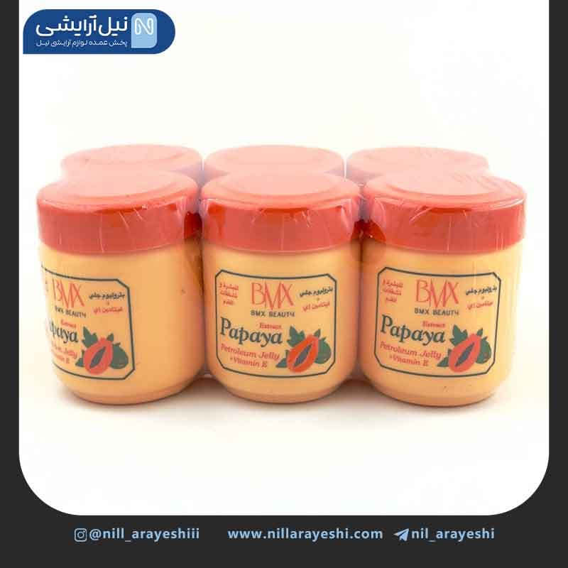 وازلین ژله ای کاسه ای پاپایا بی ام ایکس 125 گرم — تصویر ۲