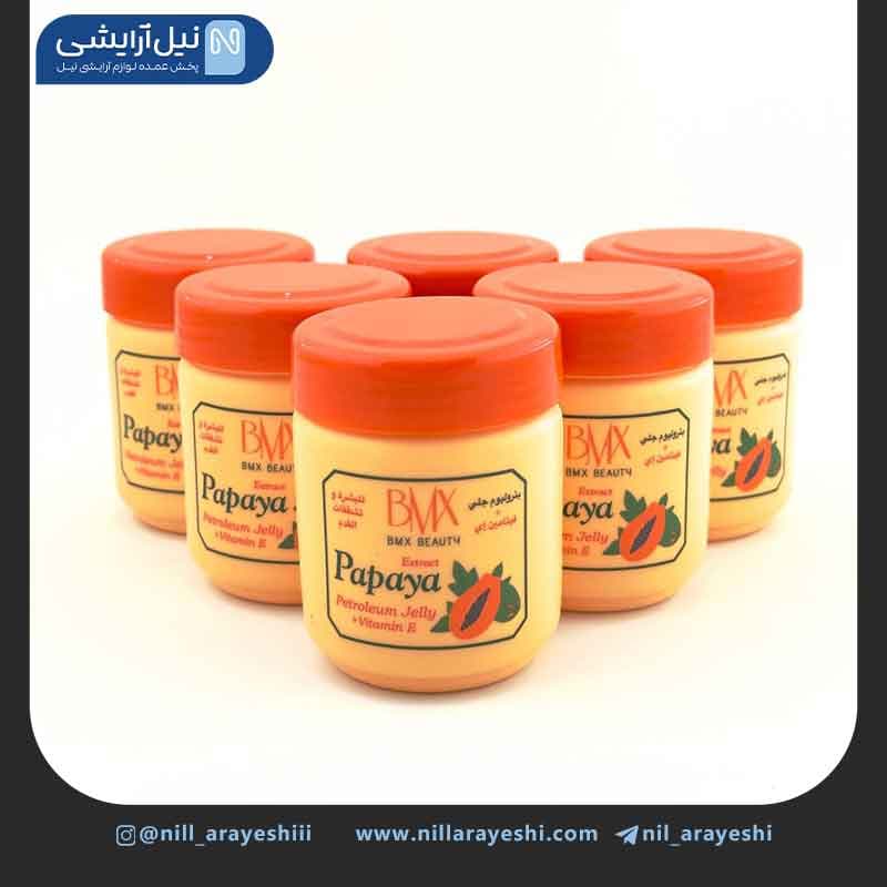 وازلین ژله ای کاسه ای پاپایا بی ام ایکس 125 گرم