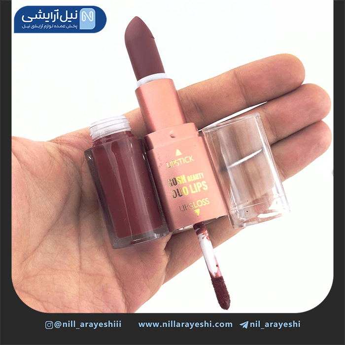 رژ لب مایع و جامد دو طرفه گاش بیوتی کد mma1442h — تصویر ۵