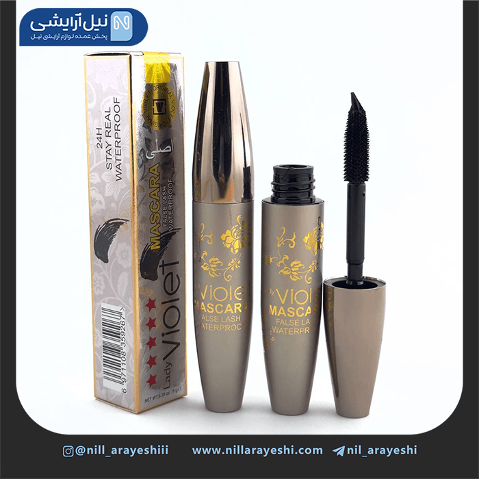 ریمل حجم دهنده پوکه فلزی لیدی ویولت کد mma1038h